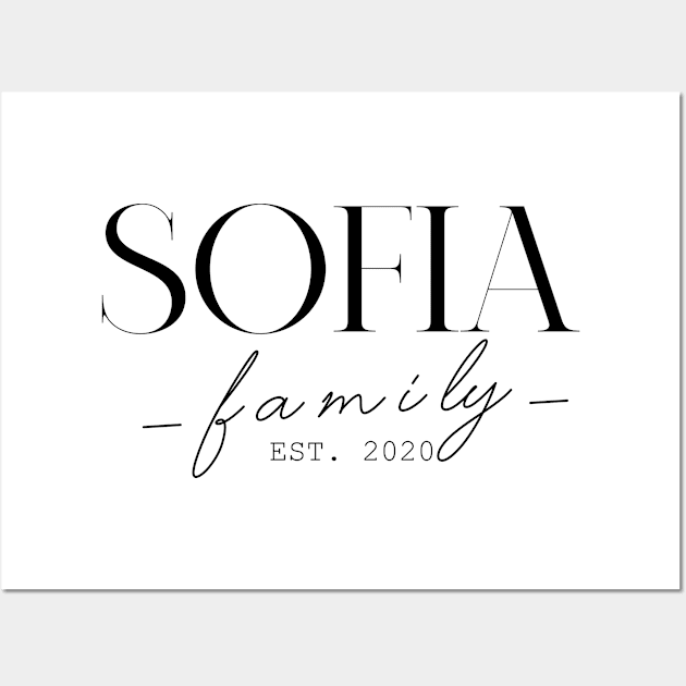 Sofia Family EST. 2020, Surname, Sofia Wall Art by ProvidenciaryArtist